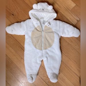 Baby heavy duty fleece bunting, 3-6m